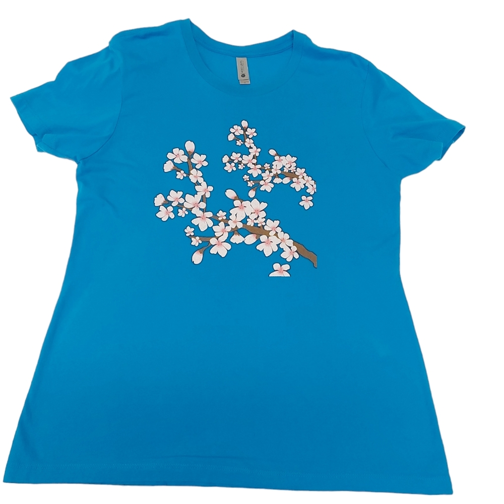 Cherry Blossom T-shirt XL Fitted